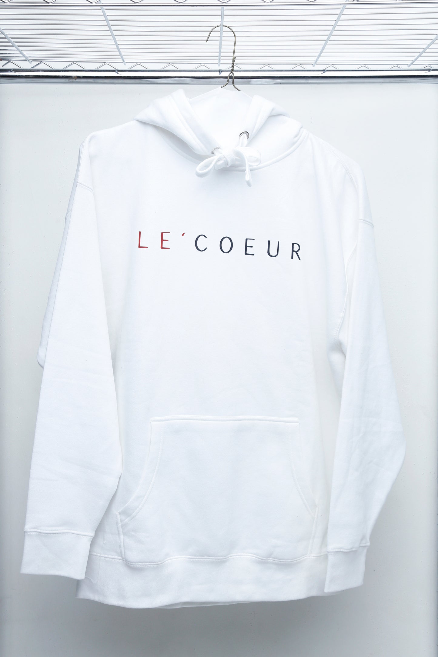 Le'Coeur White Signature Hoodie