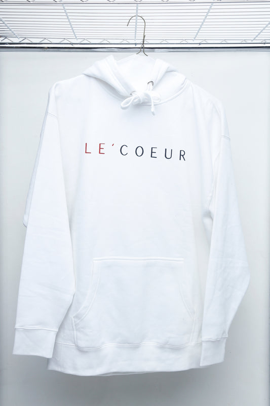 Le'Coeur White Signature Hoodie